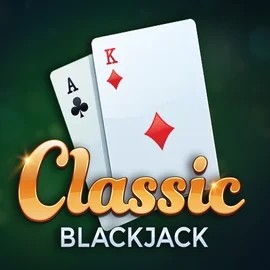 Classic Blackjack slot logo by Red Tiger Gaming at VooDoo Casino