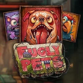 Fugly Pets slot logo by Stakelogic at VooDoo CasinoFugly Pets