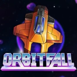 Orbitfall slot logo by ELK Studios at VooDoo CasinoOrbitfall