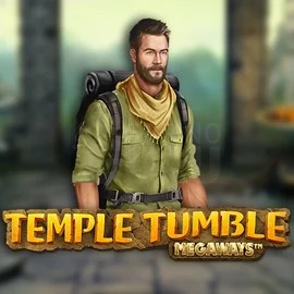 Temple Tumble Megaways slot logo by Relax Gaming at VooDoo CasinoTemple Tumble Megaways